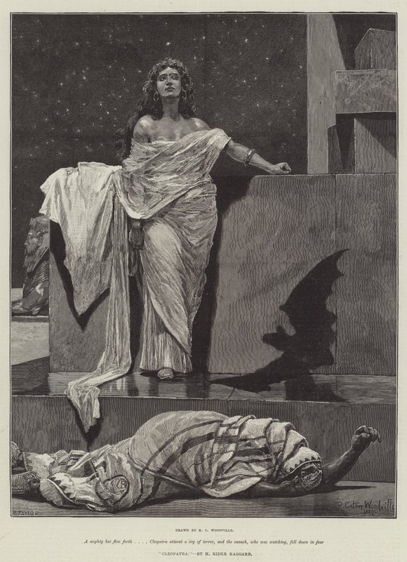 Cleopatra, by H Rider Haggard by Richard Caton Woodville junior
