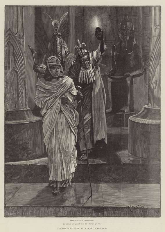 Cleopatra, by H Rider Haggard by Richard Caton Woodville junior