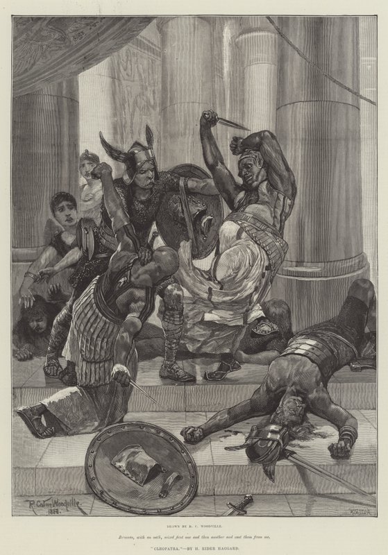 Cleopatra, by H Rider Haggard by Richard Caton Woodville junior