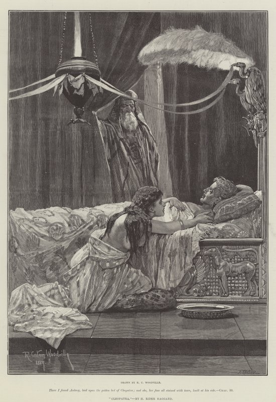 Cleopatra by Richard Caton Woodville junior