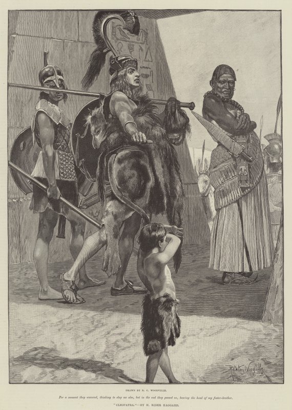 Cleopatra, by H Rider Haggard by Richard Caton Woodville junior