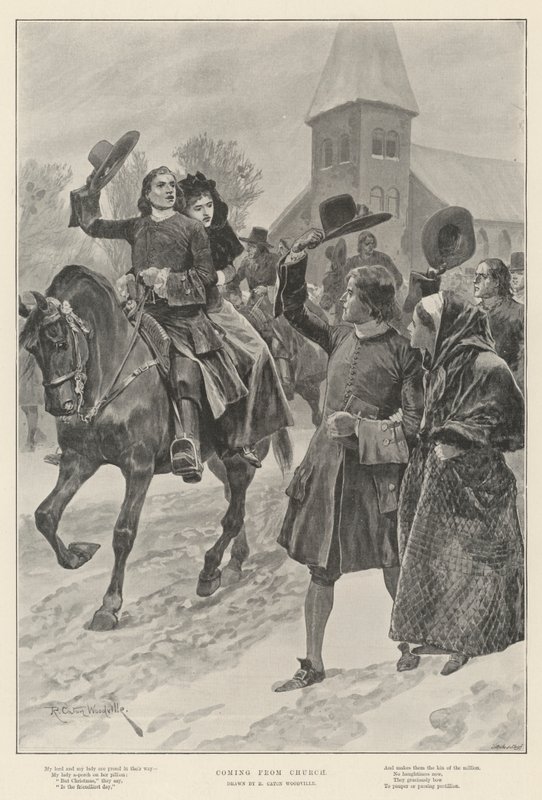 Coming from Church by Richard Caton Woodville junior
