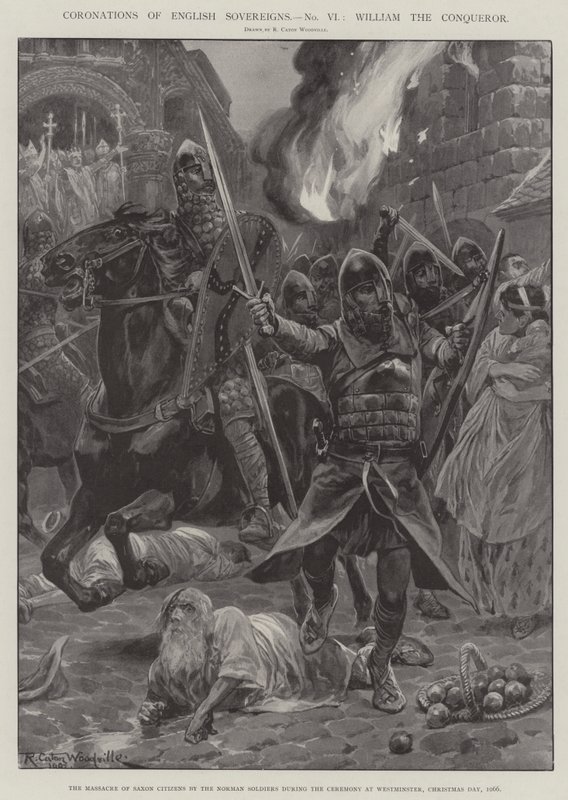 Coronations of English Sovereigns, William the Conqueror by Richard Caton Woodville junior