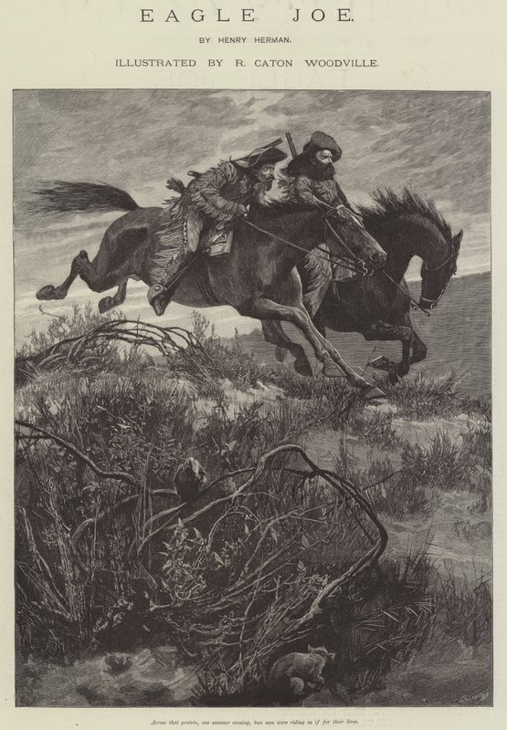 Eagle Joe, by Henry Herman by Richard Caton Woodville junior