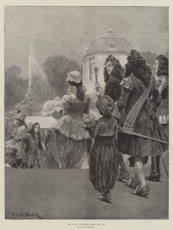 His Royal Highness takes the Air by Richard Caton Woodville junior