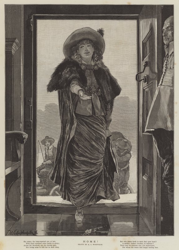 Home! by Richard Caton Woodville junior