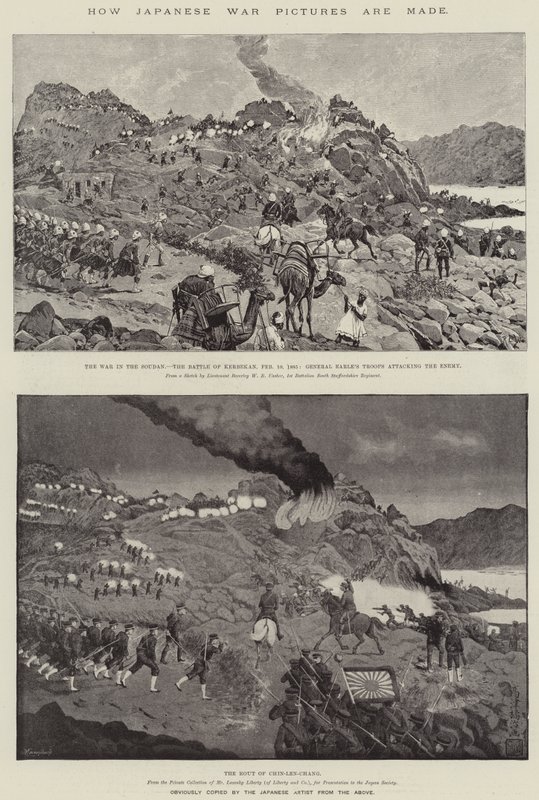 How Japanese War Pictures are Made by Richard Caton Woodville junior