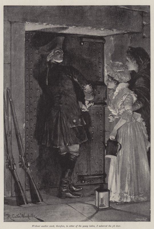 Illustration for A Colonel of The Empire, by Emily Lawless by Richard Caton Woodville junior
