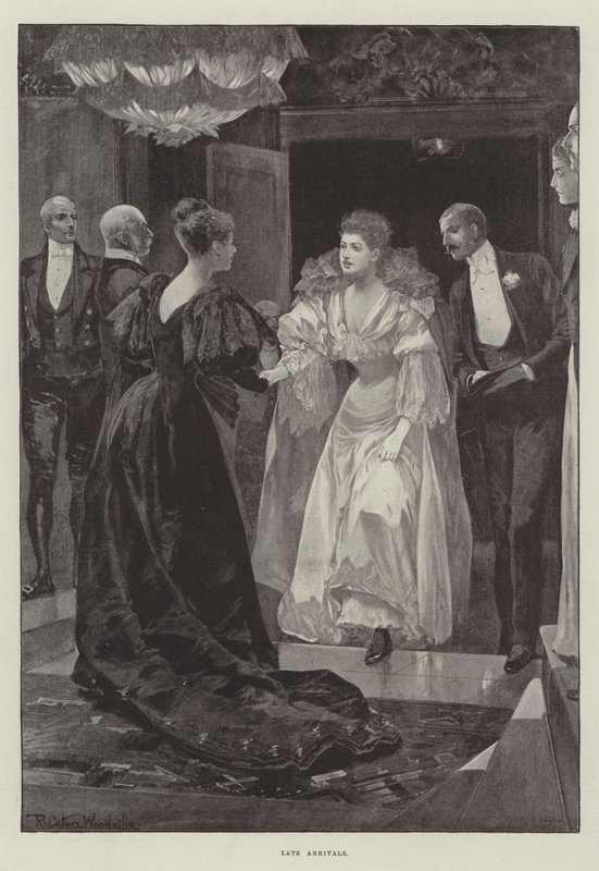 Late Arrivals by Richard Caton Woodville junior