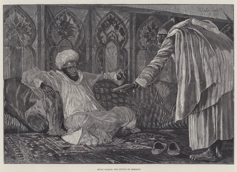 Mulai Hassan, the Sultan of Morocco by Richard Caton Woodville junior