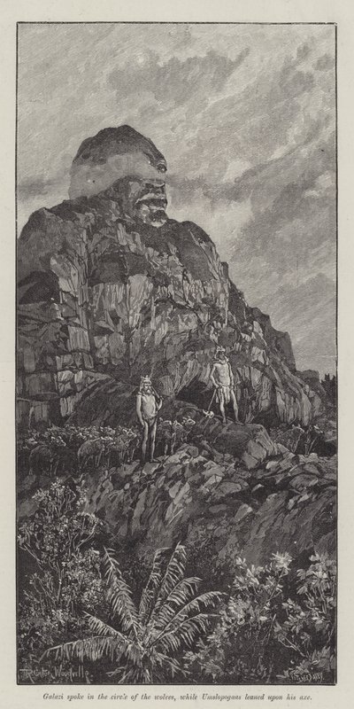 Nada the Lily, by H Rider Haggard by Richard Caton Woodville junior
