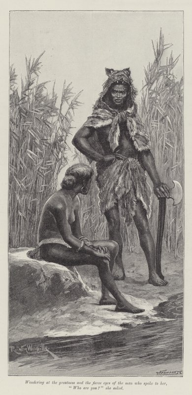 Nada the Lily, by H Rider Haggard by Richard Caton Woodville junior