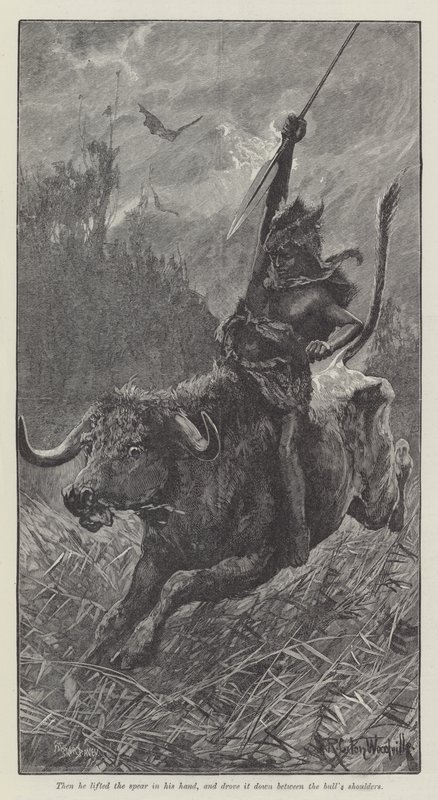 Nada the Lily by H Rider Haggard by Richard Caton Woodville junior