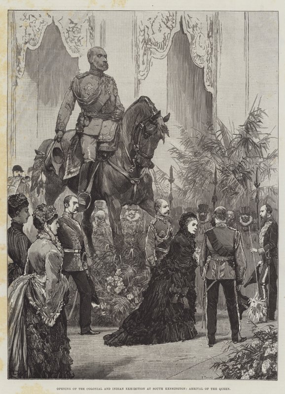 Opening of the Colonial and Indian Exhibition at South Kensington, Arrival of the Queen by Richard Caton Woodville junior