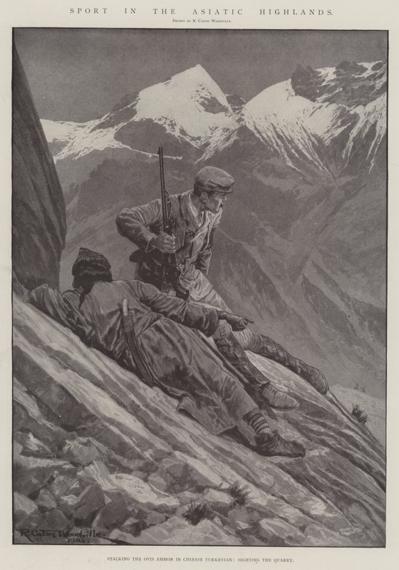 Sport in the Asiatic Highlands by Richard Caton Woodville junior