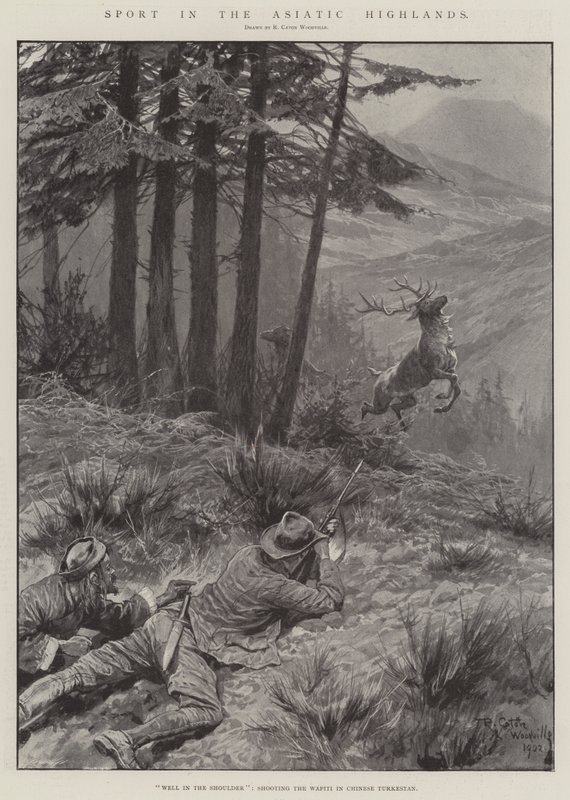 Sport in the Asiatic Highlands by Richard Caton Woodville junior