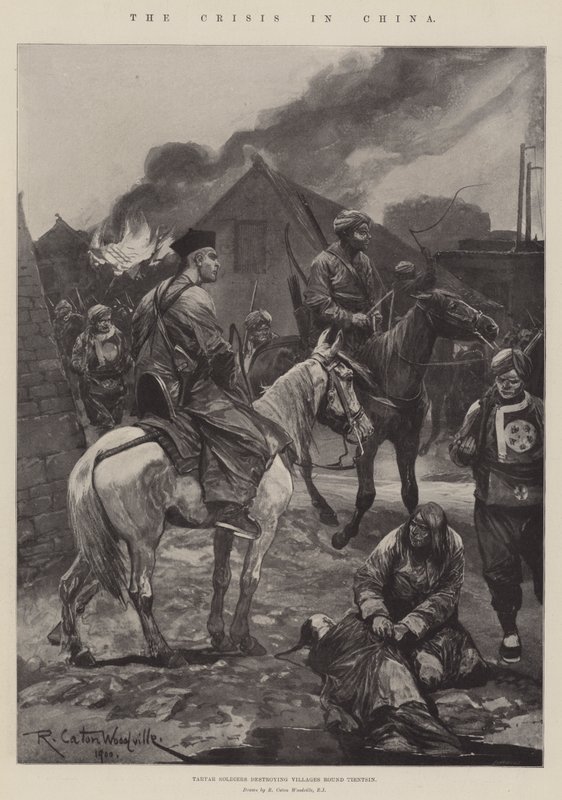 The Crisis in China by Richard Caton Woodville junior