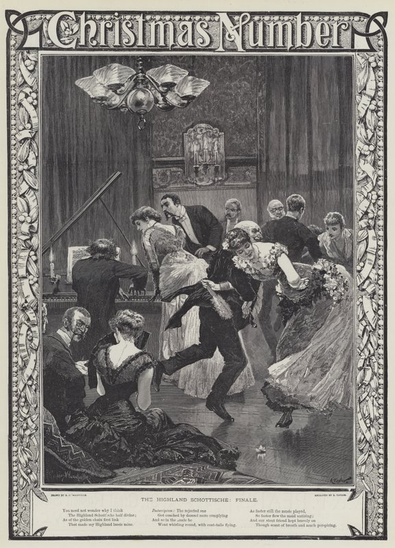 The Highland Schottische, Finale by Richard Caton Woodville junior