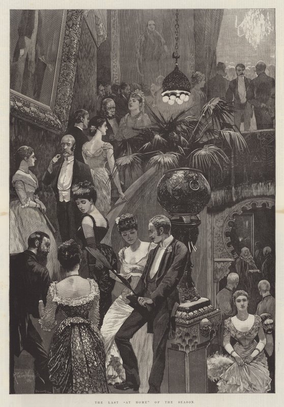 The Last At Home of the Season by Richard Caton Woodville junior