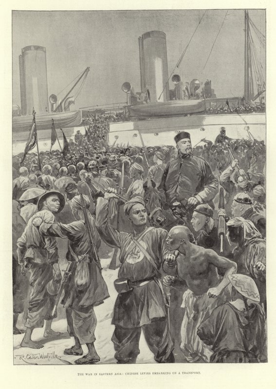 The War in Eastern Asia by Richard Caton Woodville junior
