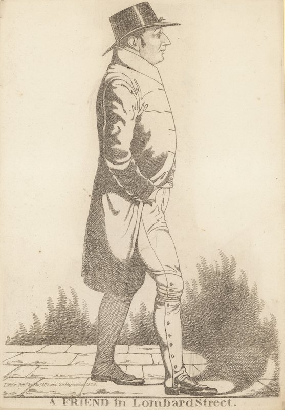 Thomas Richardson; A friend in Lombard Street by Richard Dighton