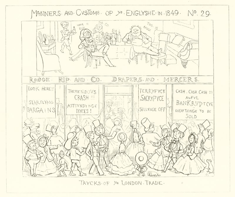 Tricks of the London Trade (1849) by Richard Doyle