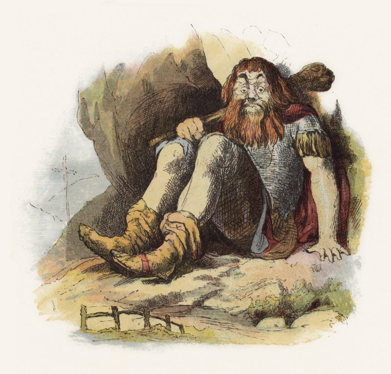 Illustration for Jack The Giant Killer by Richard Doyle