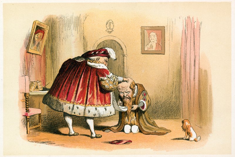 King Henry VIII and a Member of Parliament by Richard Doyle