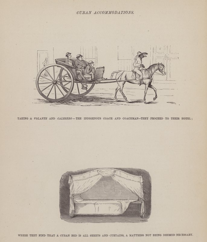 Page from The American Tour of Messrs Brown, Jones and Robinson by Richard Doyle