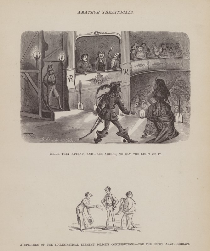 Page from The American Tour of Messrs Brown, Jones and Robinson by Richard Doyle