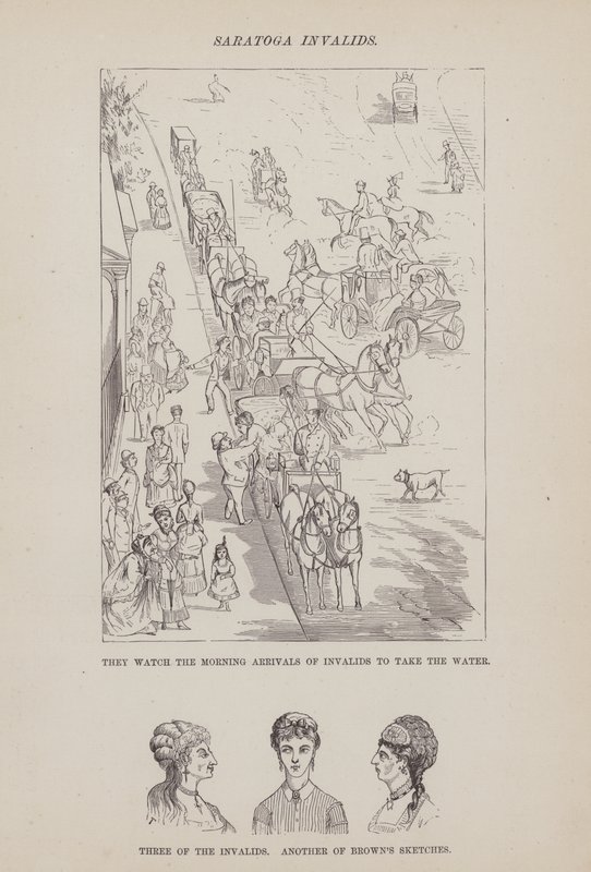Page from The American Tour of Messrs Brown, Jones and Robinson by Richard Doyle