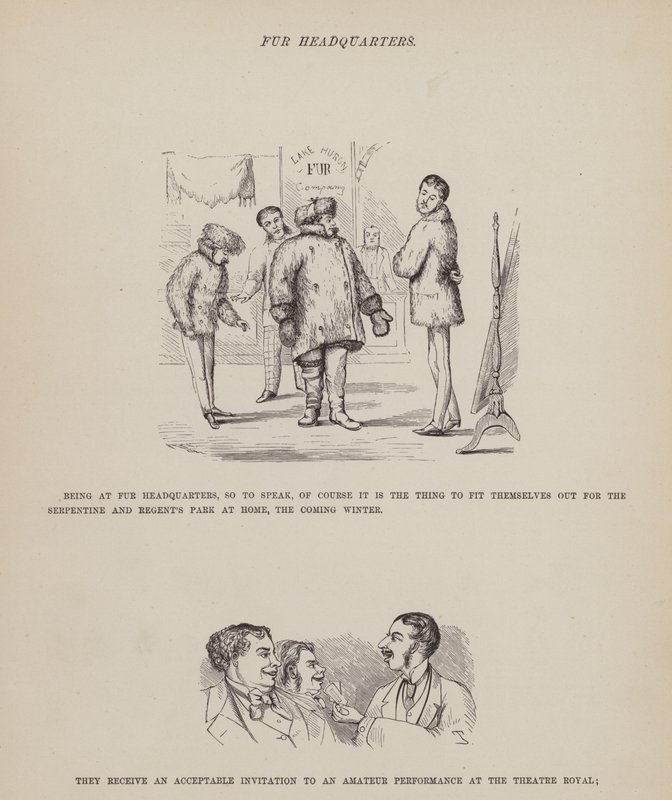 Page from The American Tour of Messrs Brown, Jones and Robinson by Richard Doyle