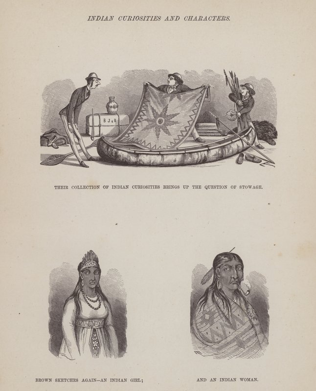 Page from The American Tour of Messrs Brown, Jones and Robinson (engraving) by Richard Doyle