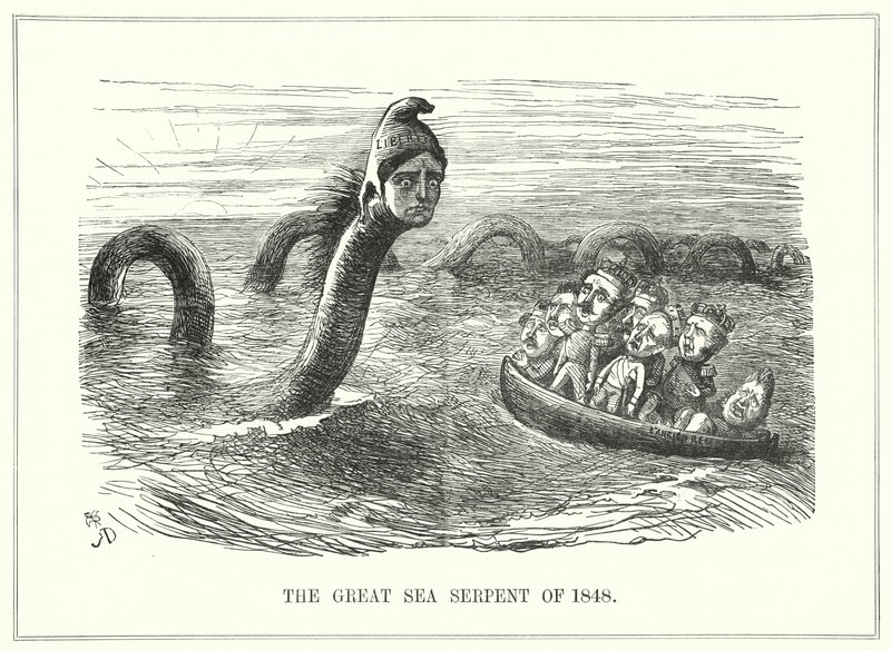 Punch Cartoon: Revolutions of 1848 by Richard Doyle