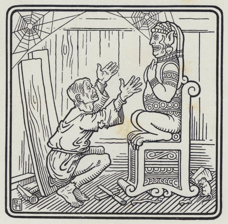 The Man And The Wooden God by Richard Heighway