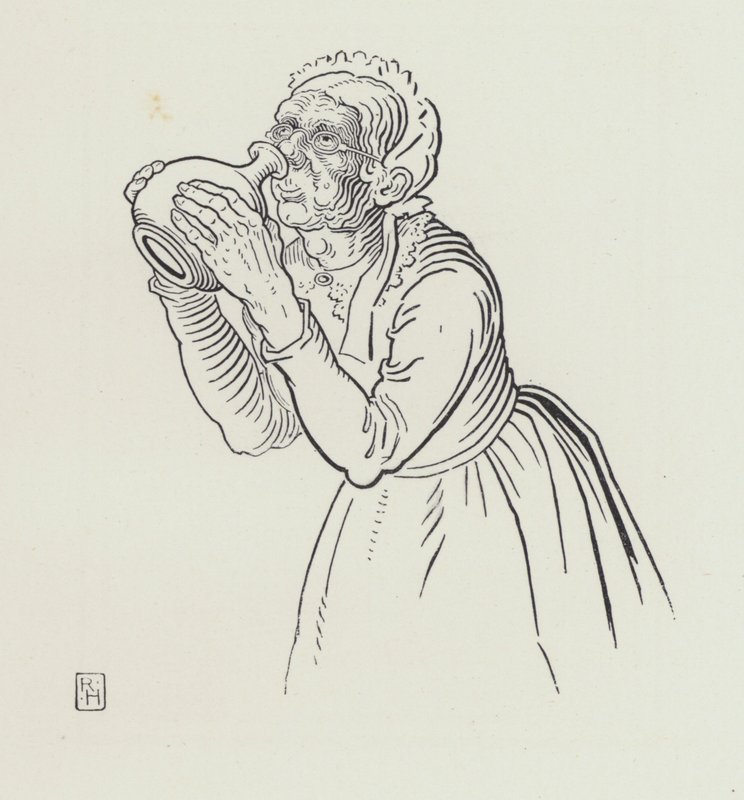 The Old Woman And The Wine Jar by Richard Heighway