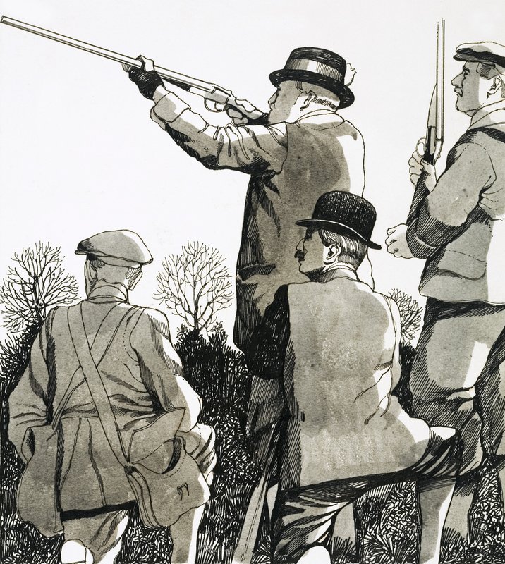 As Prince of Wales, King Edward spent much time hunting and shooting by Richard Hook