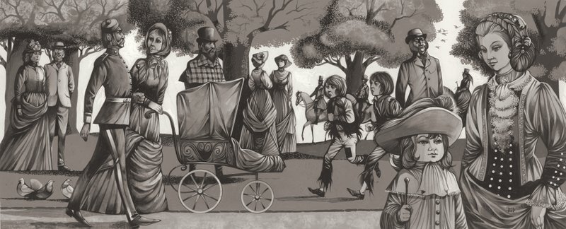 Hyde Park in the 1880s by Richard Hook