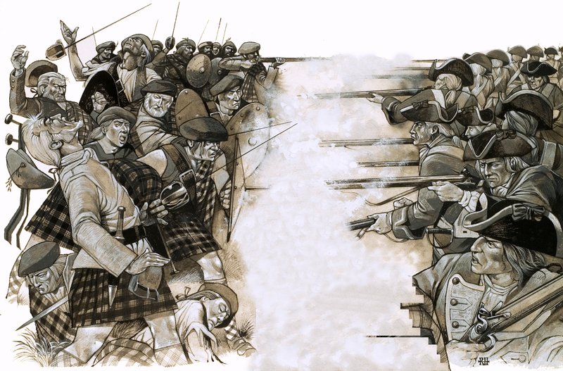 The Battle of Culloden by Richard Hook