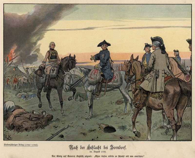After the Battle of Zorndorf by Richard Knoetel