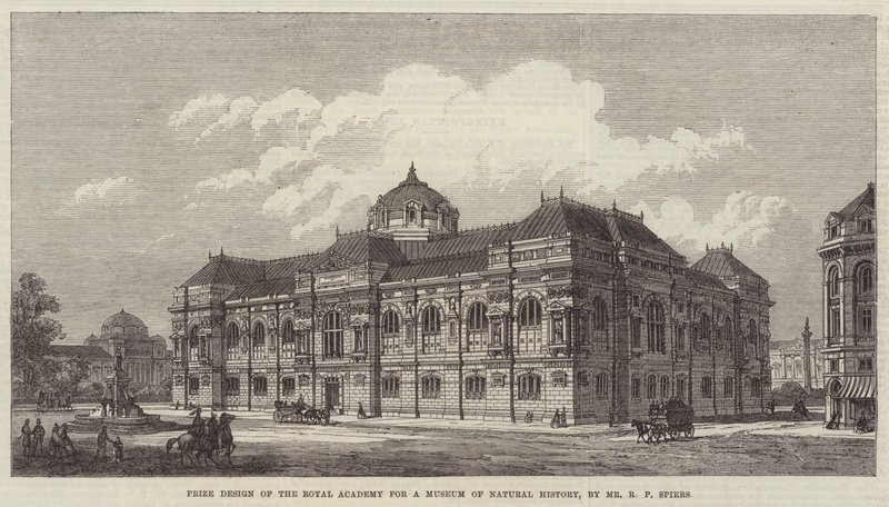 Prize Design of the Royal Academy for a Museum of Natural History by Richard Phene Spiers