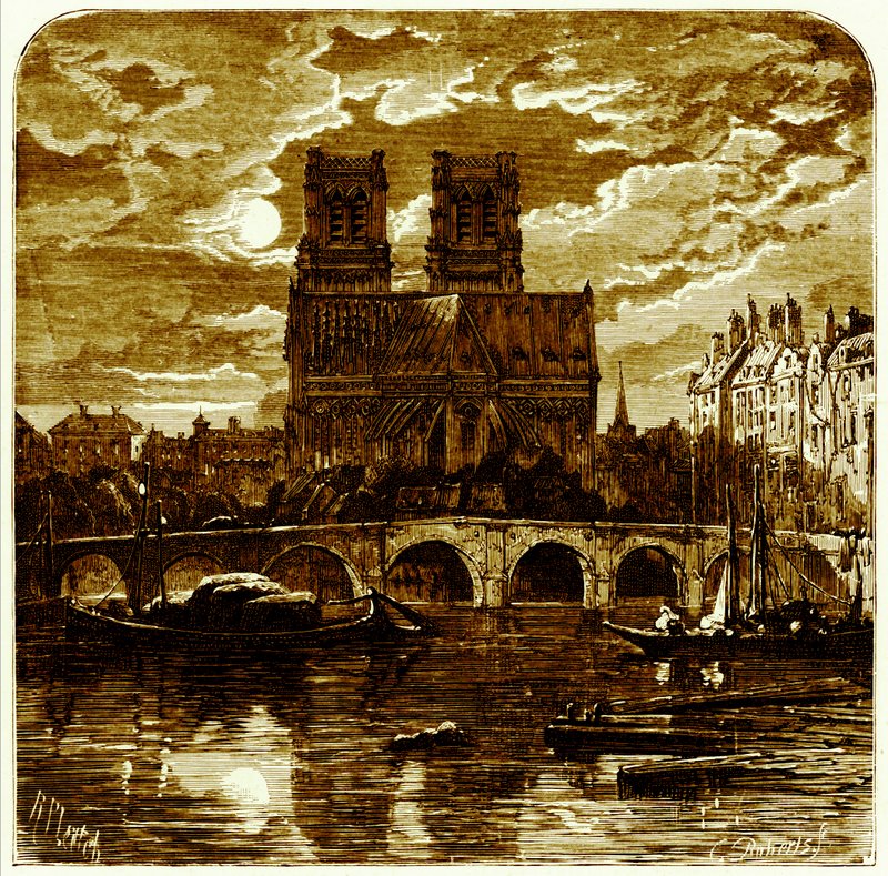 Cathedral of Notre Dame, illustration from 