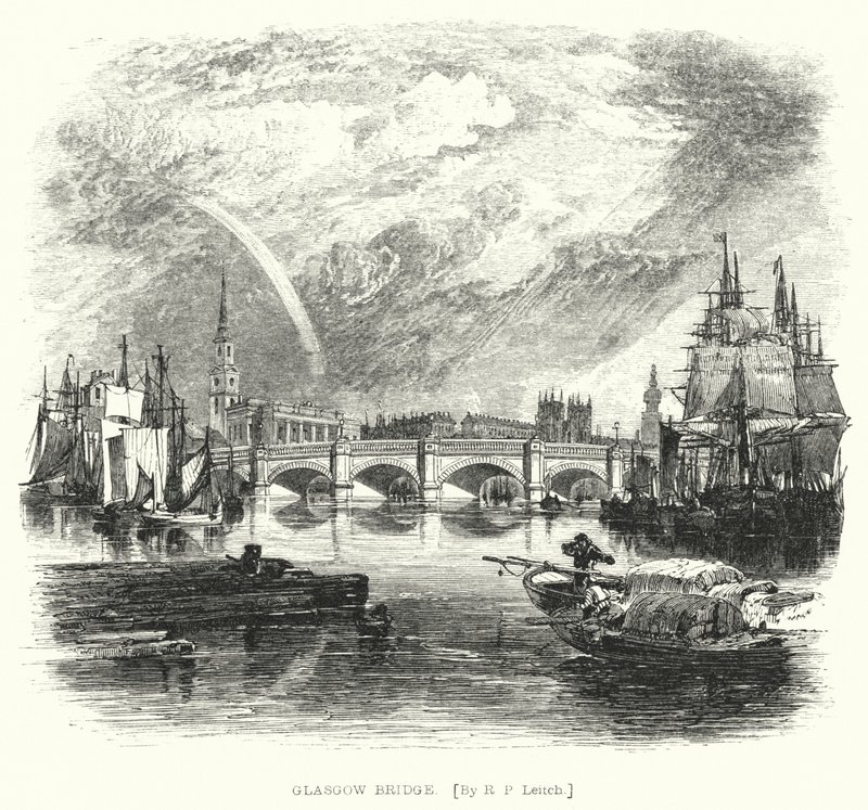 Glasgow Bridge by Richard Principal (after) Leitch