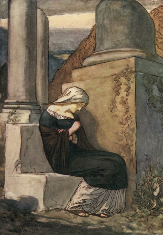 Melancholy by John Fletcher by Robert Anning Bell