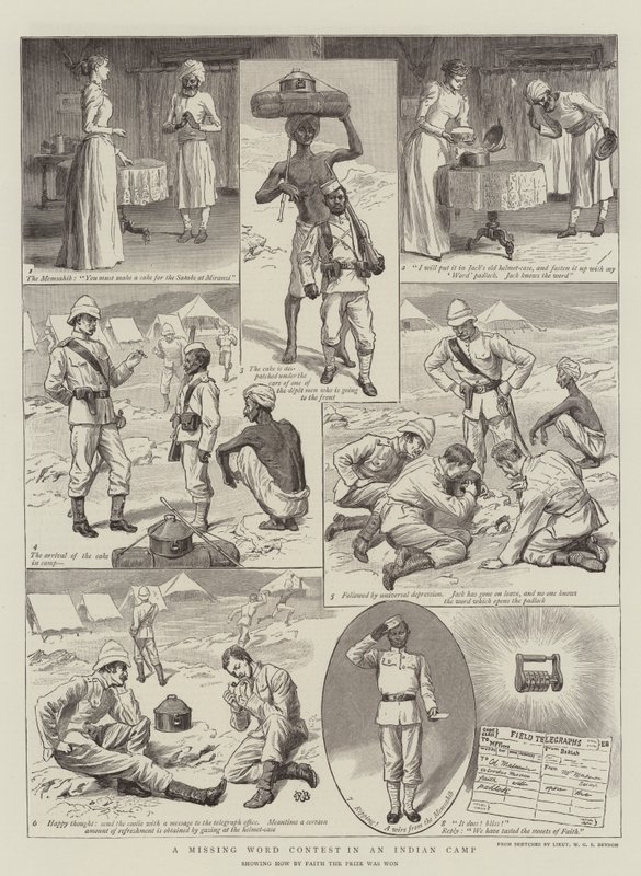 A Missing Word Contest in an Indian Camp by Robert Barnes