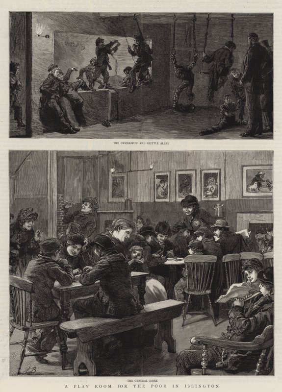 A Play Room for the Poor in Islington by Robert Barnes