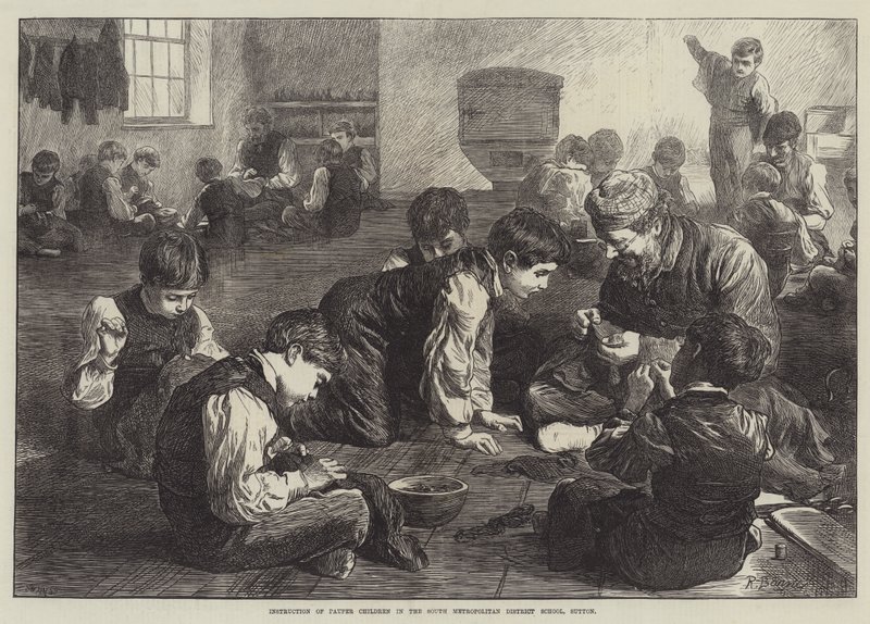 Instruction of Pauper Children in the South Metropolitan District School, Sutton by Robert Barnes