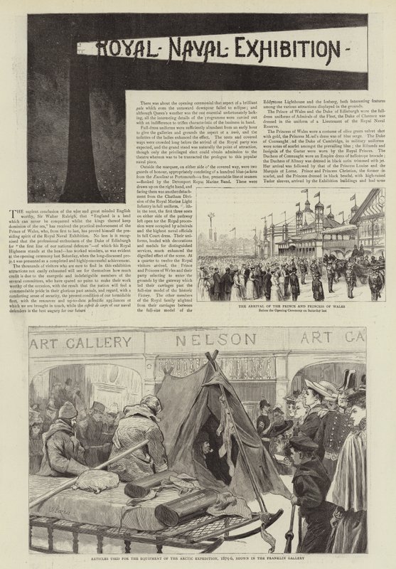 Royal Naval Exhibition by Robert Barnes