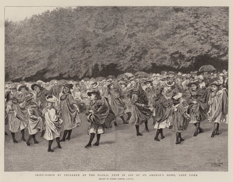 Skirt-Dance by Children at the Floral Fete in Aid of St George