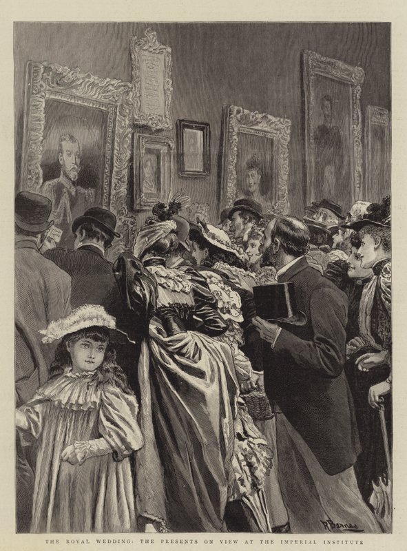 The Royal Wedding, the Presents on View at the Imperial Institute by Robert Barnes